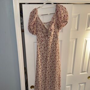 Sincerely Jules Pink Floral Long Sleeve Dress